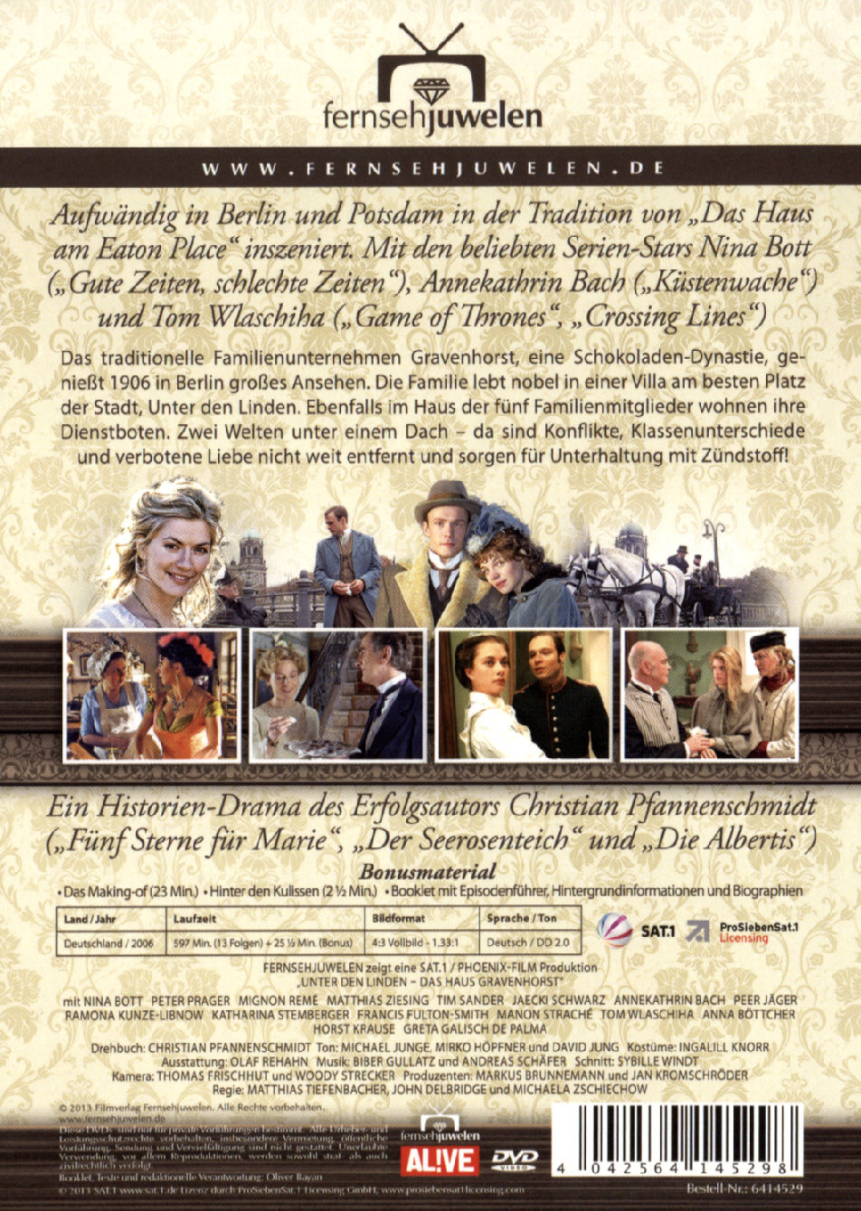 Unter Den Linden Das Haus Gravenhorst 4 Dvd Filme De