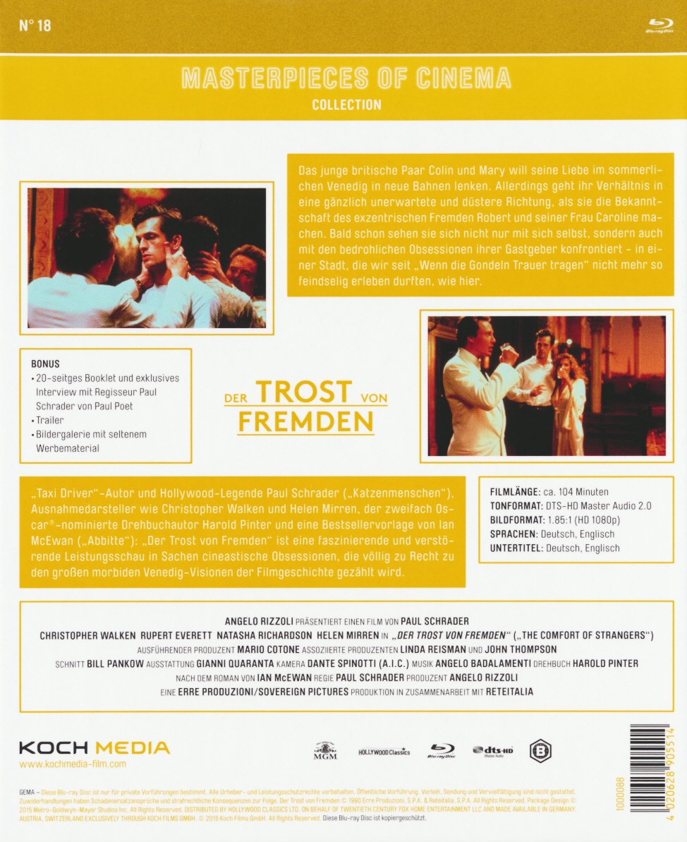 Der Trost Von Fremden Filme De